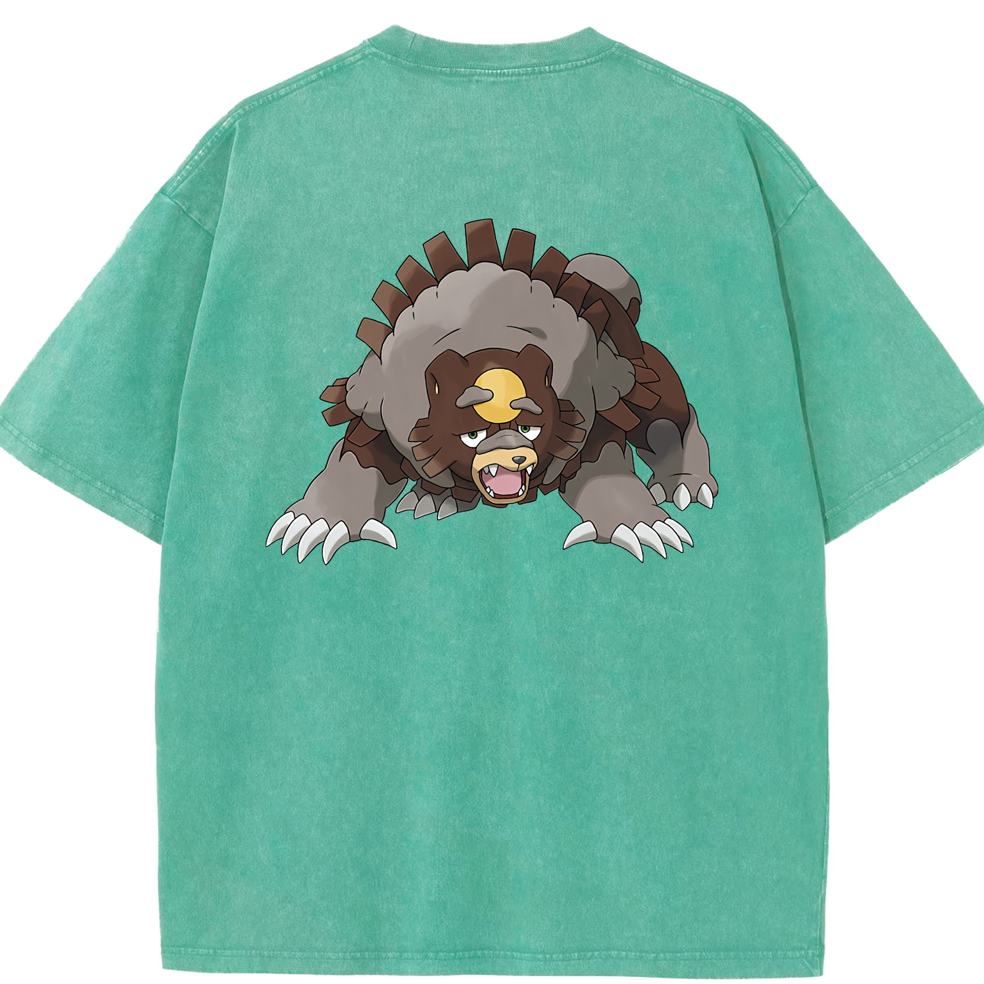 （画像用） ポケットモンスター Pokémon 綿100% ヴィンテージ風 半袖Tシャツ（背面プリント）